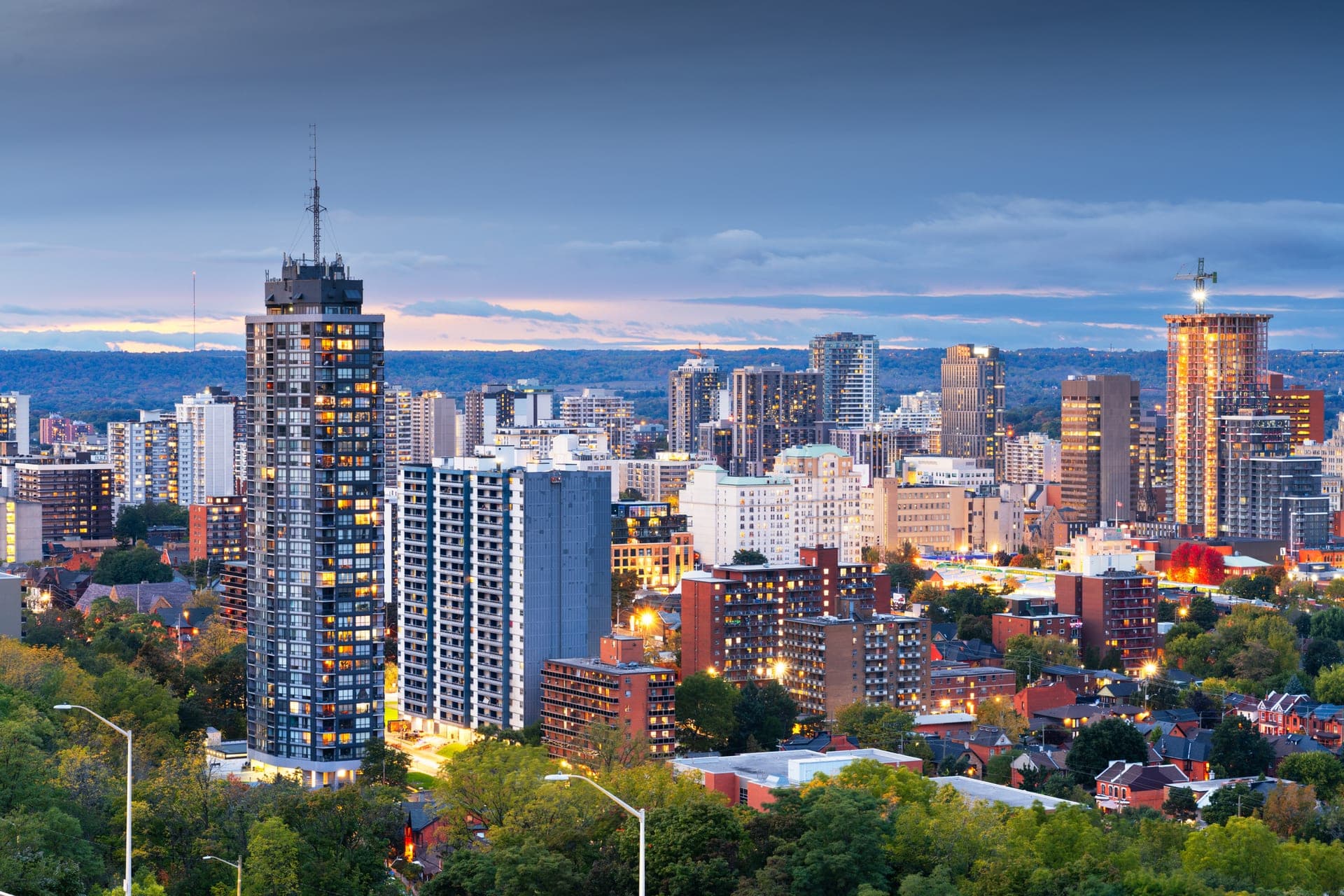 Hamilton cityscape