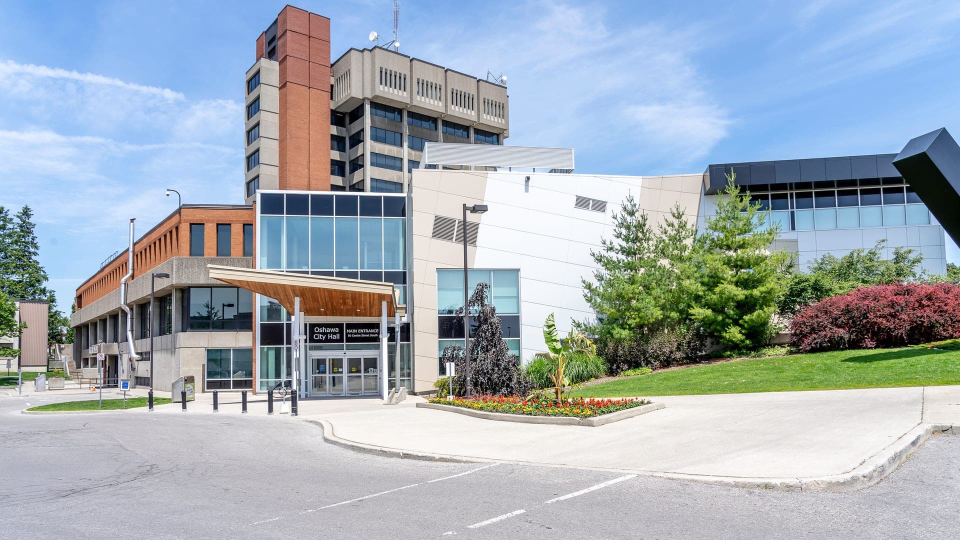 Oshawa cityscape