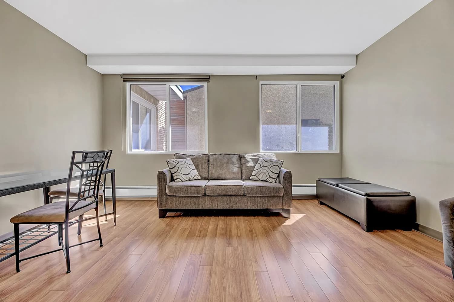 Living space with seating area