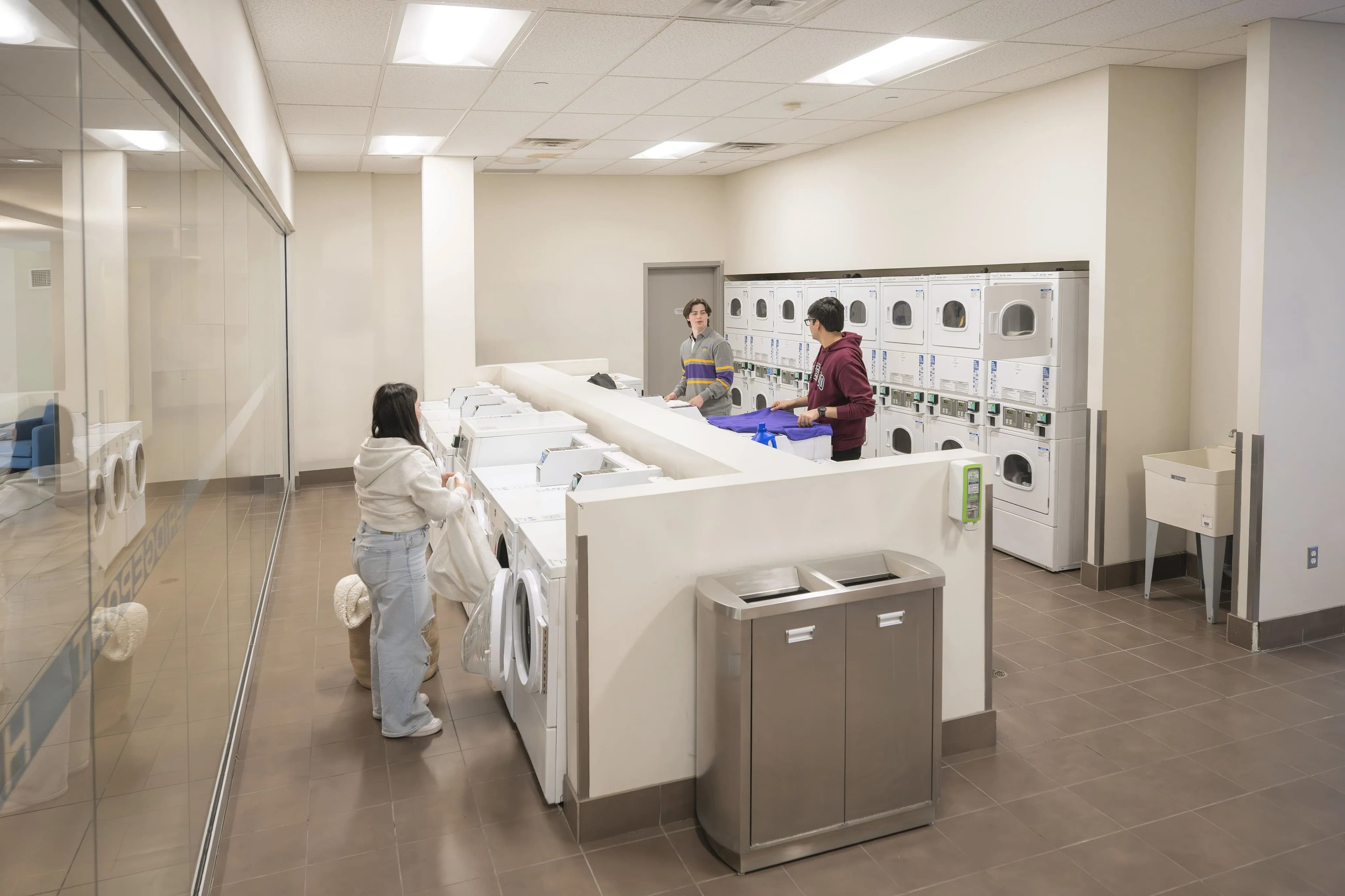 On-site laundry room