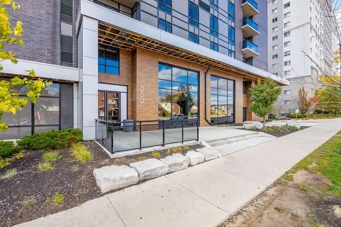 Tower 2 glass entrance