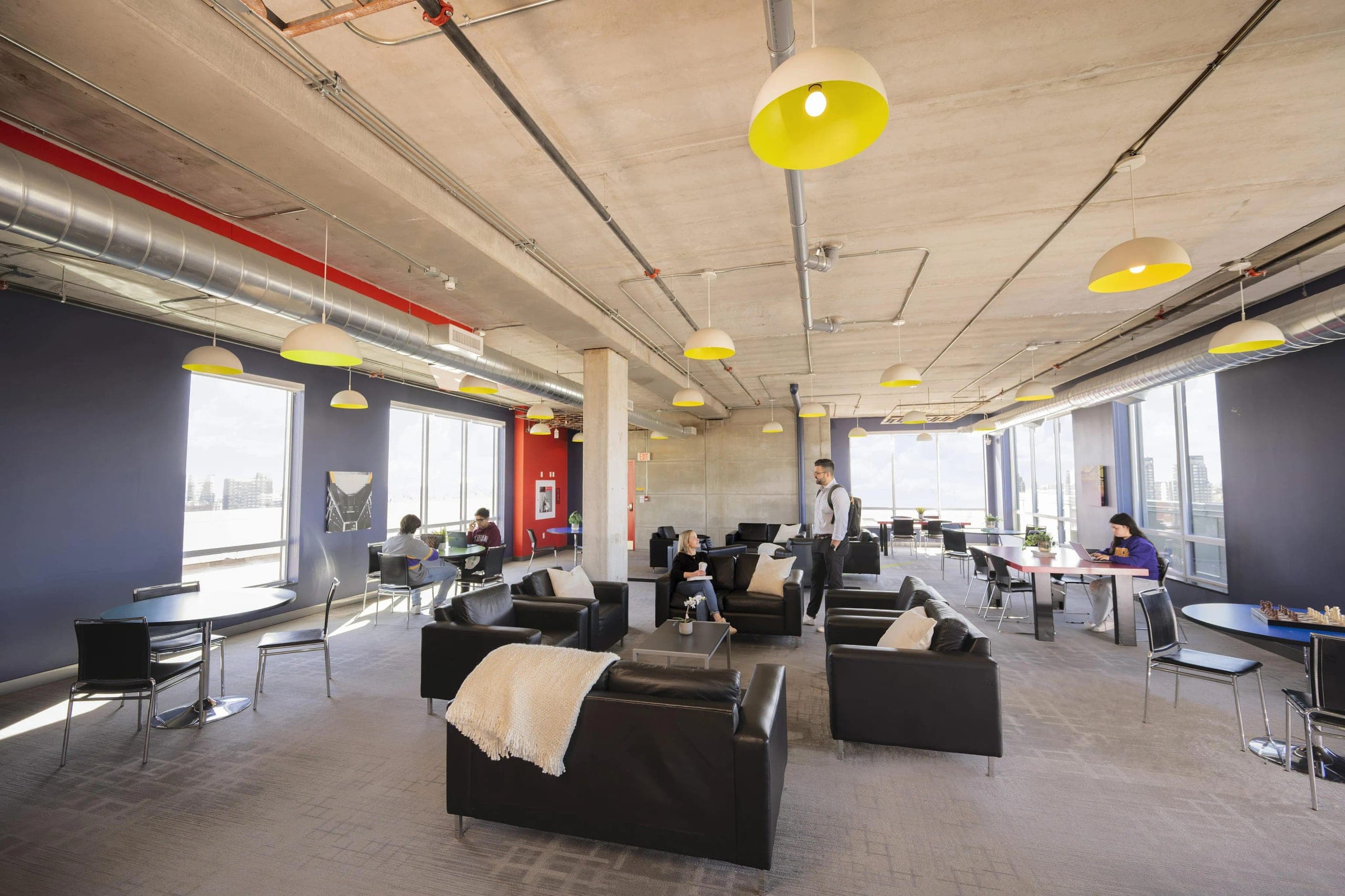Welcoming common area for residents to socialize