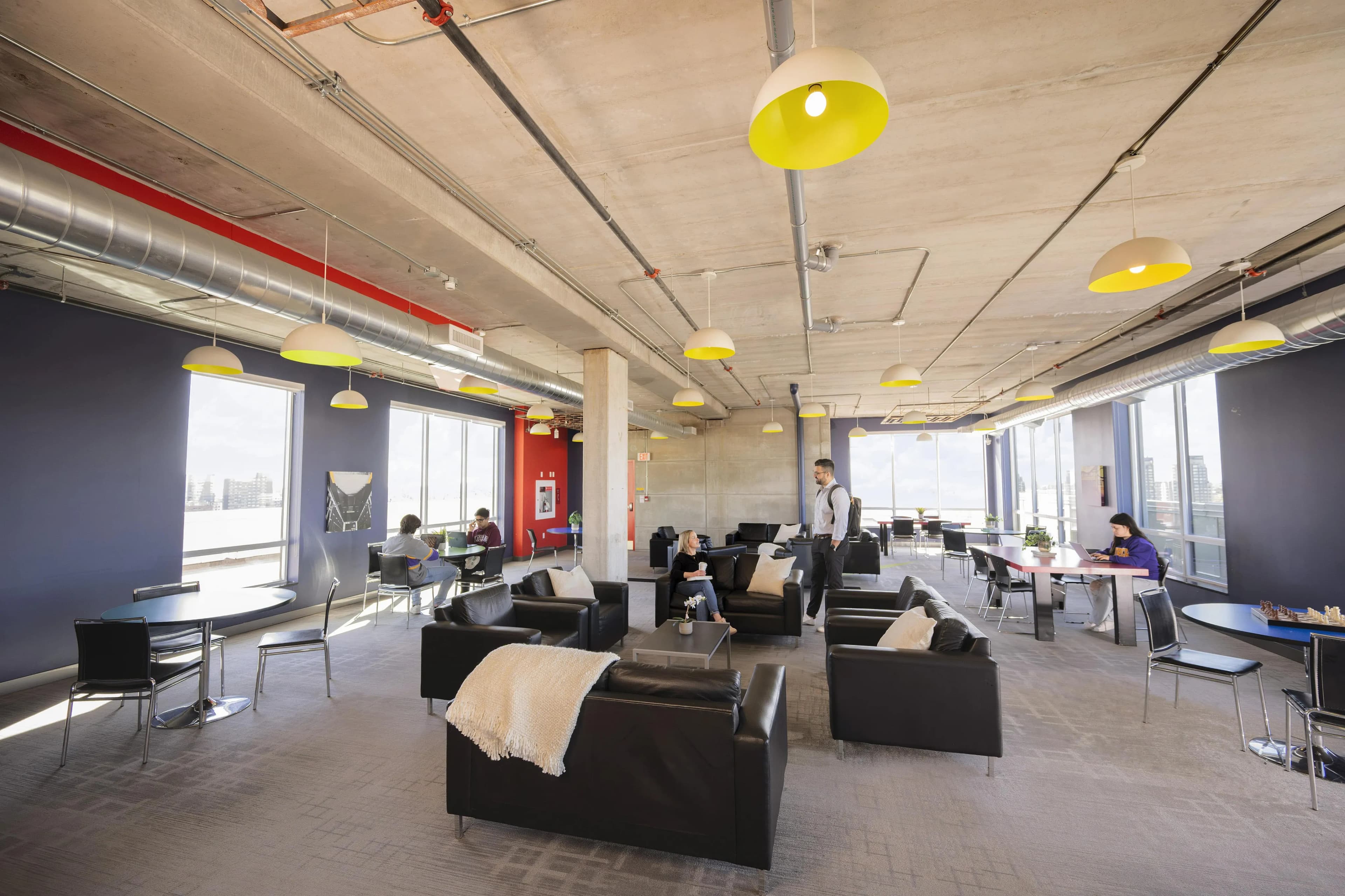 Welcoming common area for residents to socialize